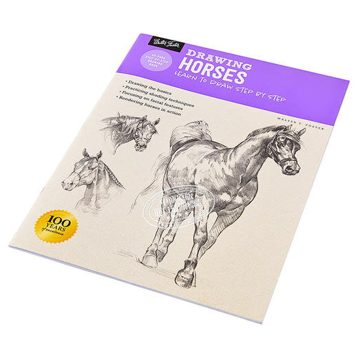 预售 【中商原版】如何绘画系列：马 英文原版 Drawing: Horses: Learn to draw step by step (How to Draw & Paint) 素描技巧 商品图2