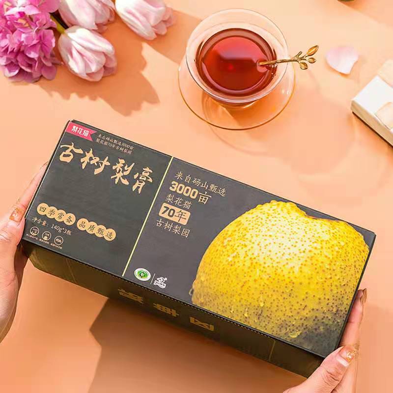 梨花猫古树梨膏140g*3瓶