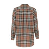 BURBERRY 巴宝莉 女士 渐变色格纹宽松长袖衬衫 卡其色 8037305 A8894 商品缩略图1