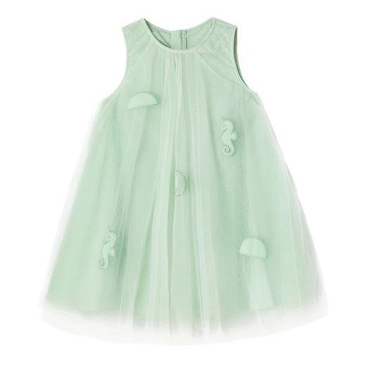 【双层网纱裙】女童网纱蓬蓬连衣裙女童21夏新款纱裙公主裙子 商品图8