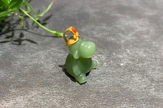 【御珠宫坊】金镶碧玉羊吊坠 商品图1