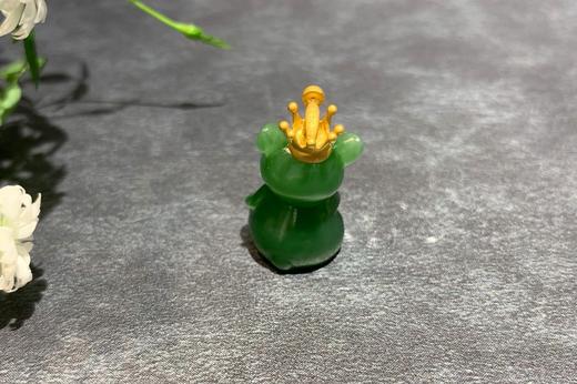 【御珠宫坊】金镶碧玉猪吊坠 商品图2