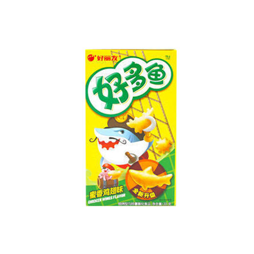好丽友好多鱼蜜香鸡翅味膨化食品33g 商品图0
