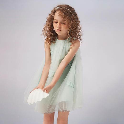 【双层网纱裙】女童网纱蓬蓬连衣裙女童21夏新款纱裙公主裙子 商品图5