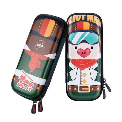 UEK桃桃猪飞行员笔盒FXY006 商品图0