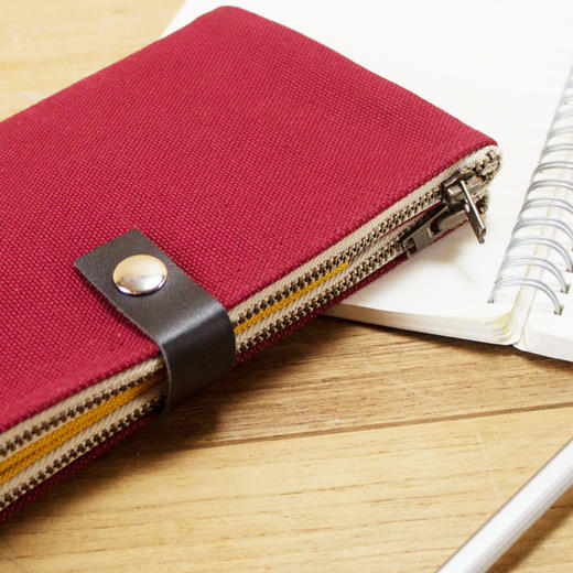 Ultrahard双拉链笔袋/东京红 商品图2