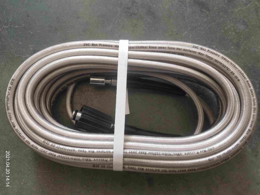 【货号05771】白马高压洗车机水管快插型水管15米水管清洗机管子洗车机配件 商品图4