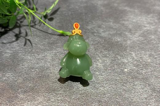 【御珠宫坊】金镶碧玉羊吊坠 商品图2