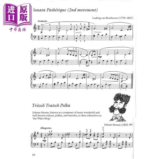 【中商原版】牛津 英国皇家音乐 英皇考级 ABRSM考级 Piano Time系列钢琴教材More Piano Time Classics 钢琴时间经典2 商品图3