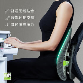 【23新版】米乔人体工学腰垫护腰靠★新增★减压护脊版腰靠 垫办公室座椅腰枕