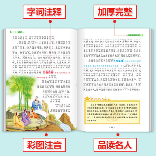 【学校指定】中外名人故事注音版 小学生版 名人成才励志故事经典 一年级二年级三年级四年级课外书必读 儿童阅读书 小学拼音版 商品图2