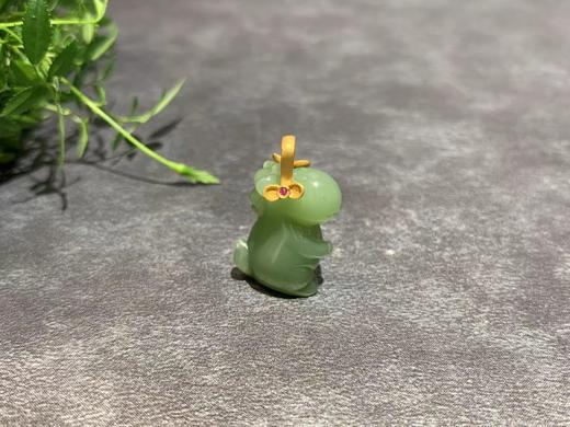 【御珠宫坊】金镶碧玉马吊坠 商品图3