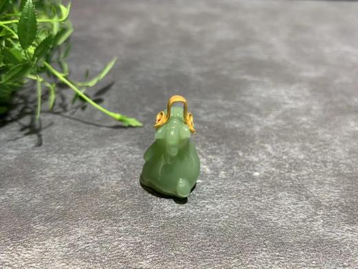 【御珠宫坊】金镶碧玉马吊坠 商品图1