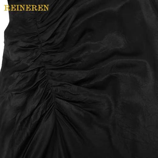 不对称斜裁礼服连衣裙 商品图3