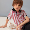 【纯棉条纹POLO衫】21年春夏童装条纹polo衫男童短袖薄款T恤 商品缩略图1