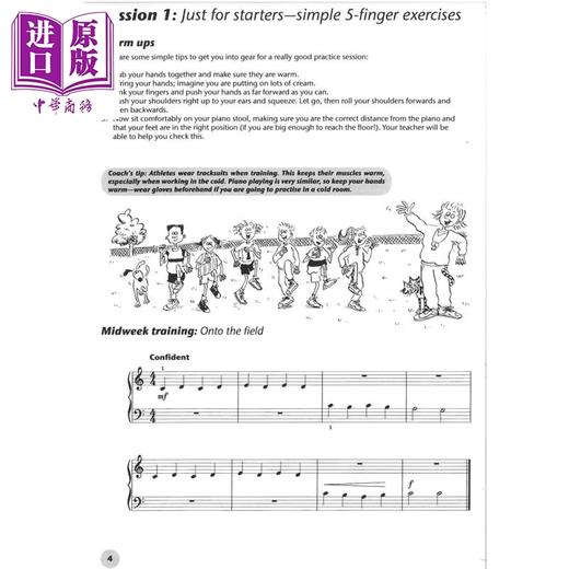 【中商原版】牛津 英国皇家音乐 英皇考级 ABRSM考级 Piano Time系列钢琴教材 Piano Time Sports1 钢琴时间运动1 商品图2
