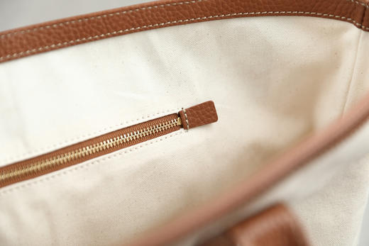 Umber Shade | Tote bag [帆布拼牛皮拎包] 商品图9