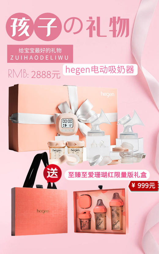 新加坡 Hegen 婴韵舒悦电动吸奶器（含舒悦揉捏按摩仪） 商品图1