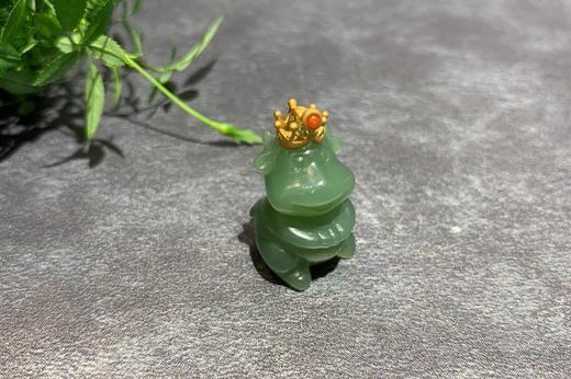 【御珠宫坊】金镶碧玉牛吊坠 商品图1