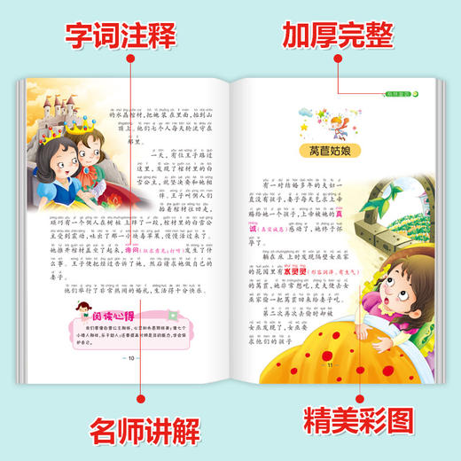 【学校指定】格林童话全集原版 正版小学版注音版 一年级二年级三年级上册必读拼音版全集选儿童6-12周岁故事书精选小学生课外阅读 商品图3