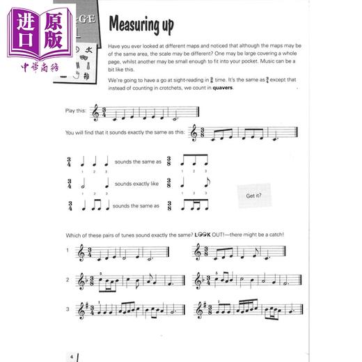 【中商原版】牛津 英国皇家音乐 英皇考级 ABRSM考级 Piano Time系列钢琴教材 Piano Time Sightreading Book 3 钢琴时间视奏3 商品图3
