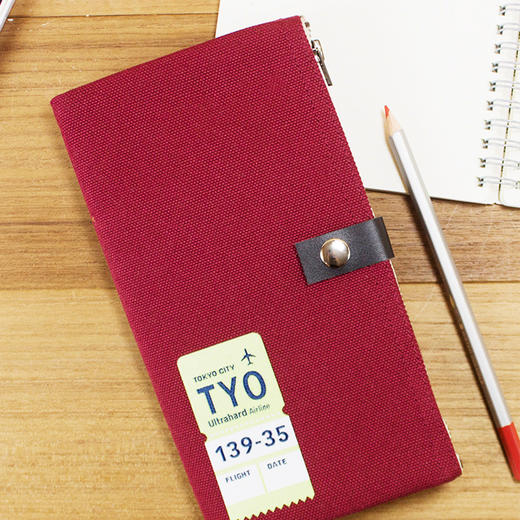 Ultrahard双拉链笔袋/东京红 商品图3