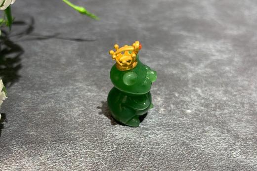 【御珠宫坊】金镶碧玉猪吊坠 商品图1