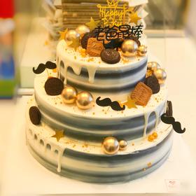 三层老爸最棒（进口淡奶➕新鲜水果）提前3小时预定