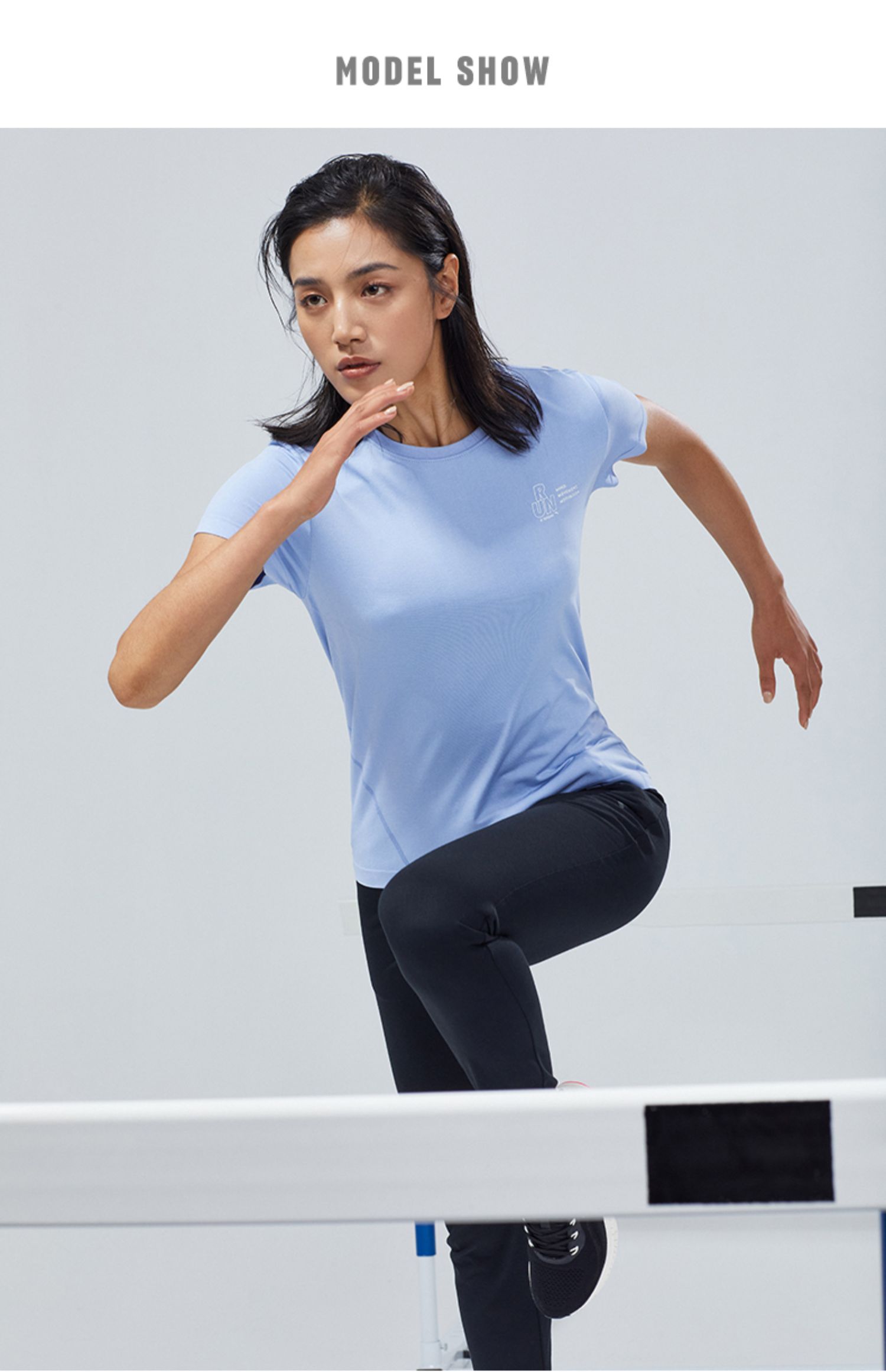 商场安踏短袖t恤女装夏季新款跑步运动上衣162125120