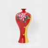 【非遗】云南彩陶-红色贵妃瓶 商品缩略图2
