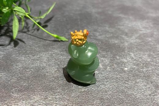 【御珠宫坊】金镶碧玉牛吊坠 商品图2