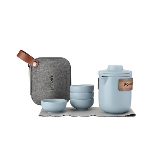 FU-HJK908陶趣旅行茶具（雅蓝） 商品图1