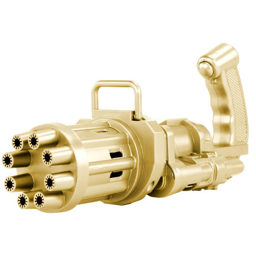 网红【天女散花】泡泡机女孩八孔8电动加特林泡泡枪儿童手持男孩玩具 商品图3