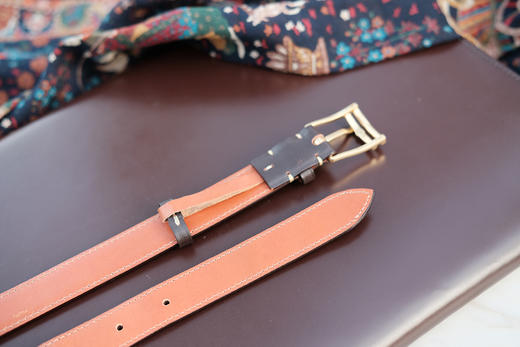 Umber Shade | belt [法国进口头层小牛皮腰带] 商品图3