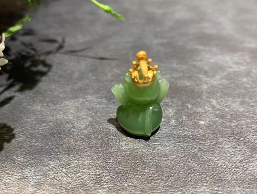 【御珠宫坊】金镶碧玉虎吊坠 商品图1