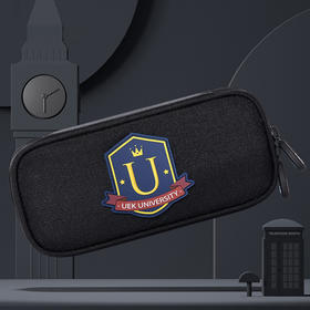 UEK英伦风笔袋黑色YLFHS008