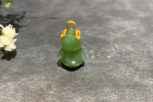 【御珠宫坊】金镶碧玉鸡吊坠 商品图2
