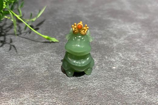 【御珠宫坊】金镶碧玉牛吊坠 商品图0