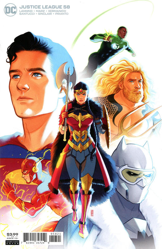 正义联盟 V4 主刊 Justice League V4 052-061（2018）变体  商品图9