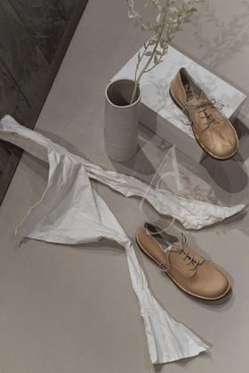 Daniela Gregis 裸色系带小皮鞋