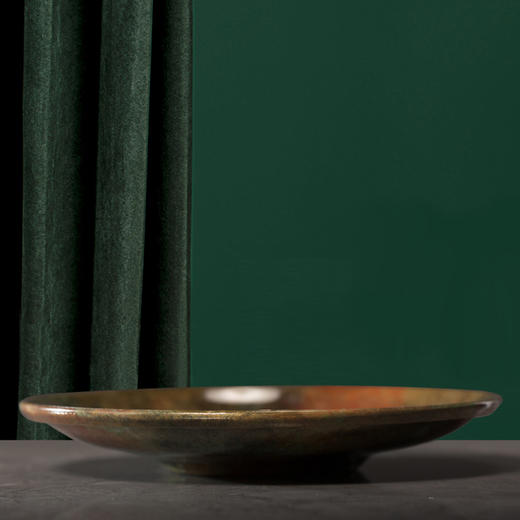 朱炳仁·铜丨古法色漆·星云碟 商品图1