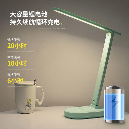 【阅读充插电台灯】多功能LED台灯 居家生活电器宿舍看书灯 商品图5