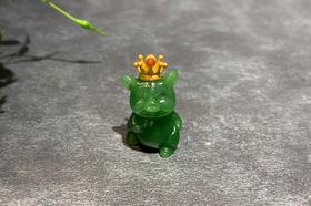 【御珠宫坊】金镶碧玉猪吊坠