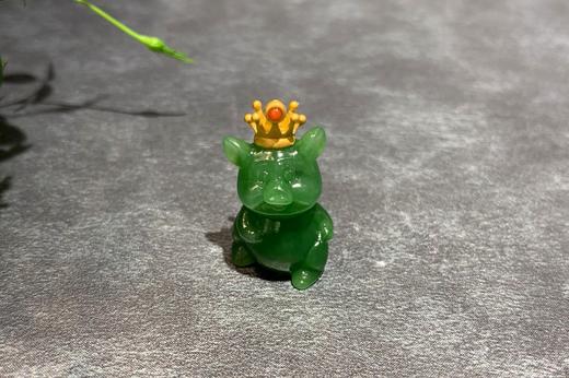 【御珠宫坊】金镶碧玉猪吊坠 商品图0