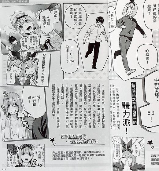 预售 【中商原版】漫画 五等分的新娘角色设定数据书 四叶 春场 葱 台版漫画书 东立 商品图4