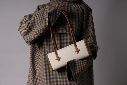 Umber Shade | Shoulder bag [帆布拼牛皮拎包] 商品图5