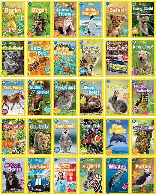 【宝莉爹书单·3-5岁】入门级29册 美国国家地理分级读物 National Geographic Pre-Readers 儿童科普百科全彩版 初级起步阶段 商品图1