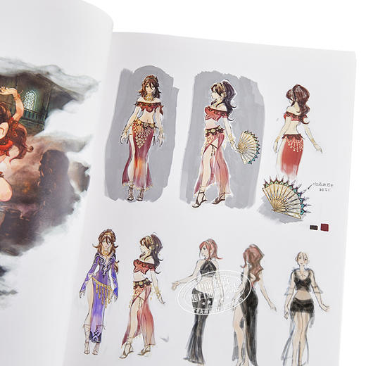预售 【中商原版】八方旅人 歧路旅人 官方画集美术设定集 日文原版 OCTOPATH TRAVELER Design Works THE ART OF OCTOPATH 2016-2020 商品图3