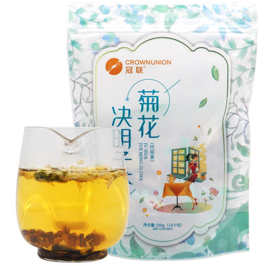 康庆堂菊花决明子100g组合苦丁苦瓜菊花槐花代用花草养生茶 商品图3