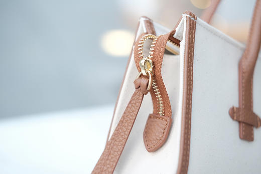 Umber Shade | Shoulder bag [帆布拼牛皮拎包] 商品图3